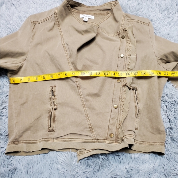 Tribal jeans brown jacket size XL - Picture 9 of 10